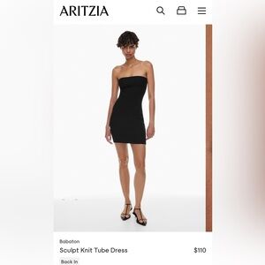 Aritzia Babaton Sculpt Knit Tube Dress